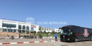 وصول النادي الإفريقي إلى مطار جربة جرجيس