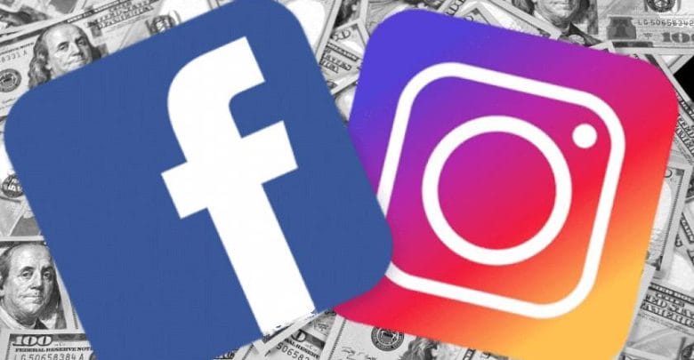Income from facebook instagram