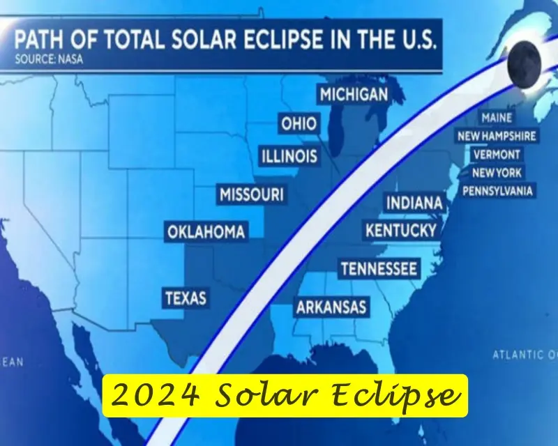 2024 Solar Eclipse: Timing of Start, Peak Totality, and End - Barcha News